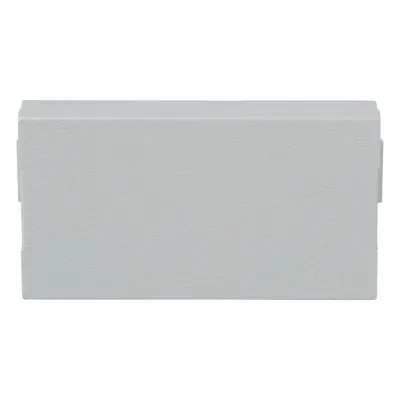 Módulo de Tapa Ciega (Inserto Ciego), de 1/3, Color Blanco, 1 Pieza