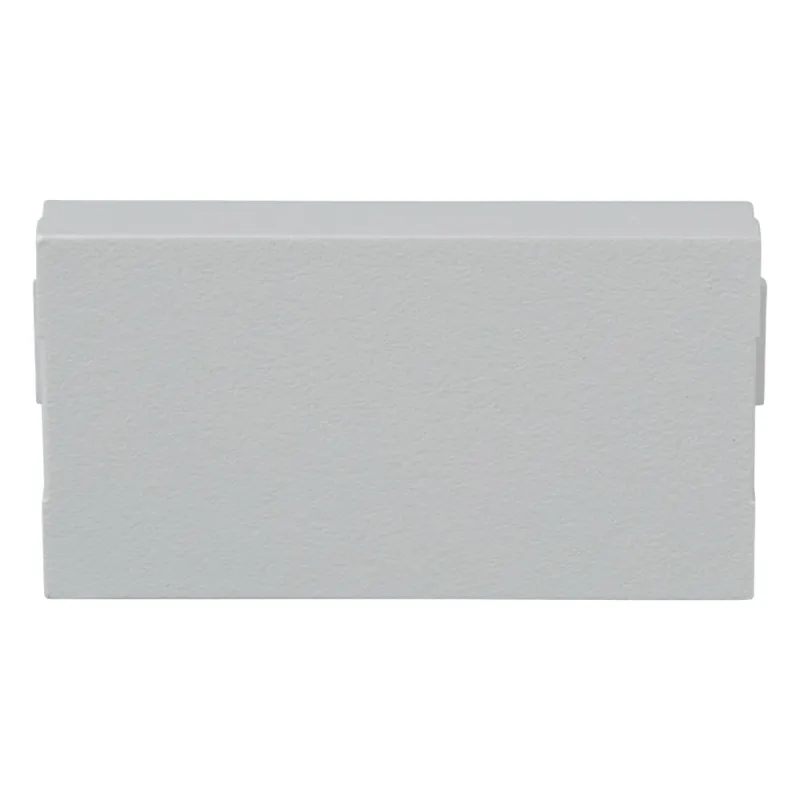 Módulo de Tapa Ciega (Inserto Ciego), de 1/3, Color Blanco, 1 Pieza