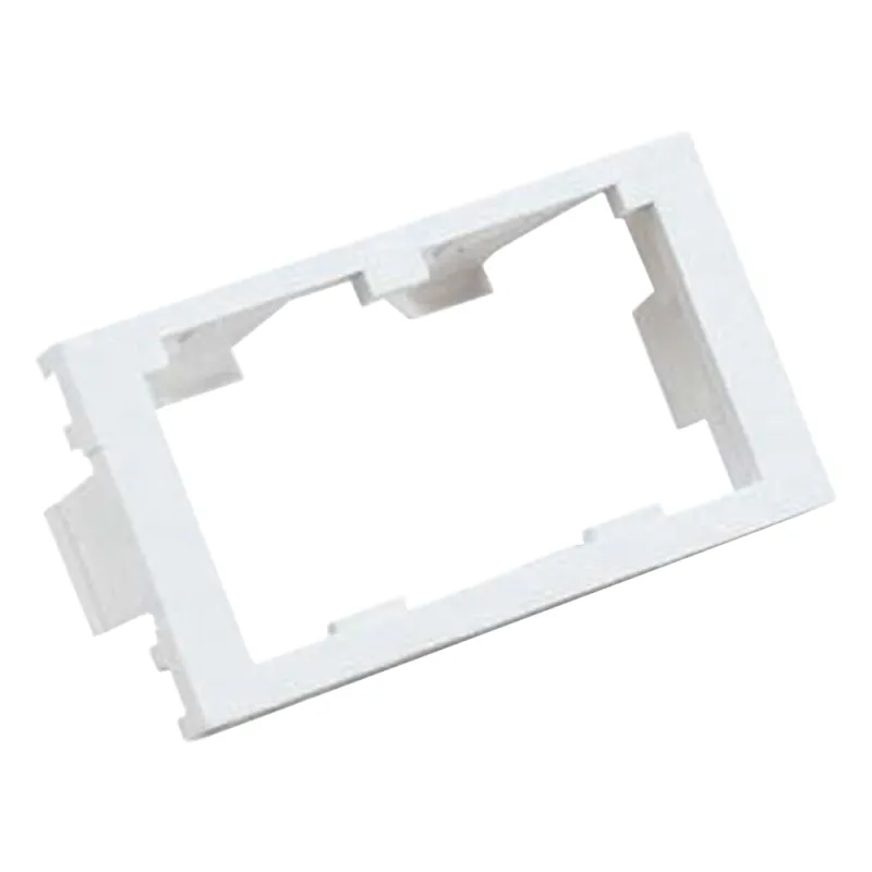 Inserto Plano de 1/3, Espacio para Dos Módulos Mini-Com®, Color Blanco Mate