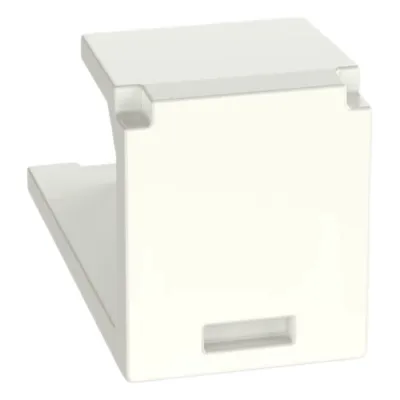 Módulo de Tapa Ciega (Inserto Ciego), Mini-Com, Color Blanco Mate, 1 Pieza