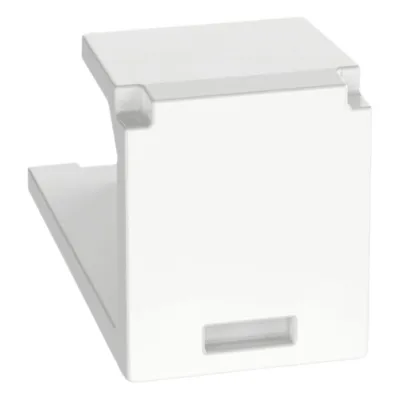 Módulo de Tapa Ciega (Inserto Ciego), Mini-Com, Color Blanco, 1 Pieza