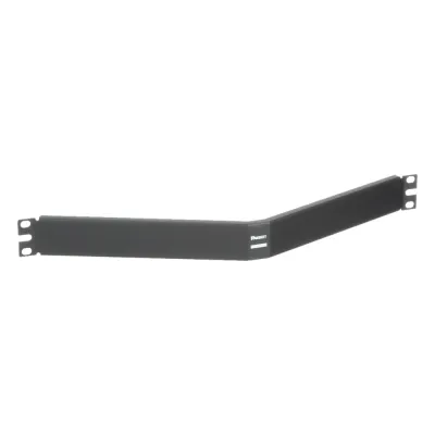 Tapa Ciega Para Rack Estándar de 19in, Angulado, de Acero, 1UR, Color Negro