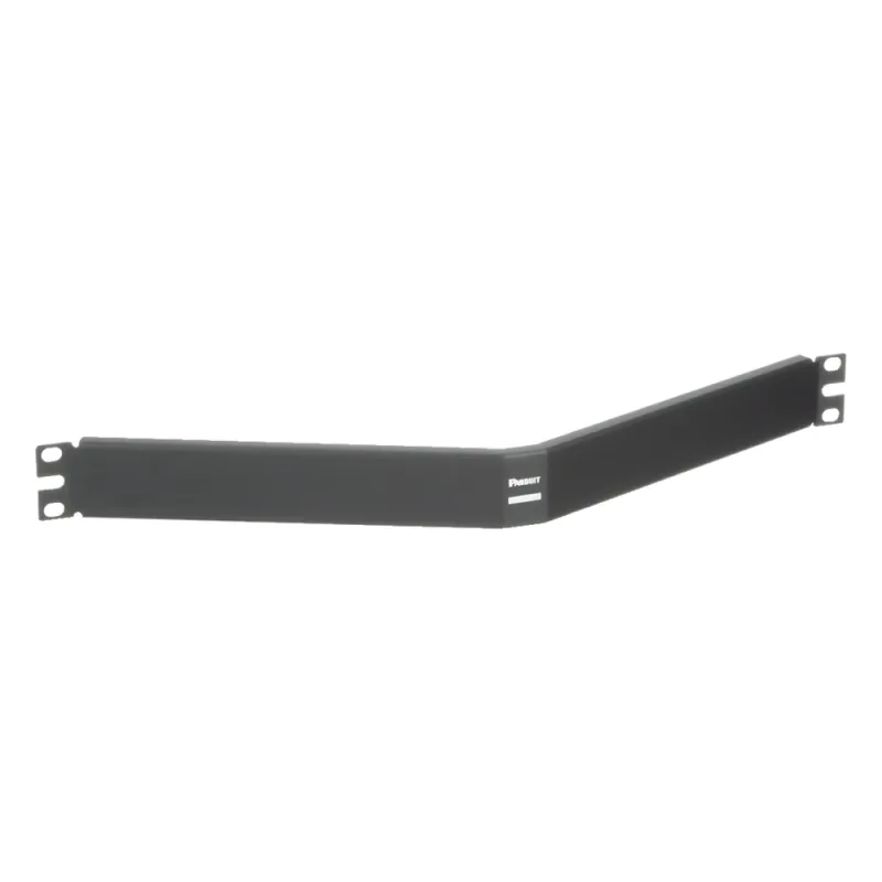 Tapa Ciega Para Rack Estándar de 19in, Angulado, de Acero, 1UR, Color Negro