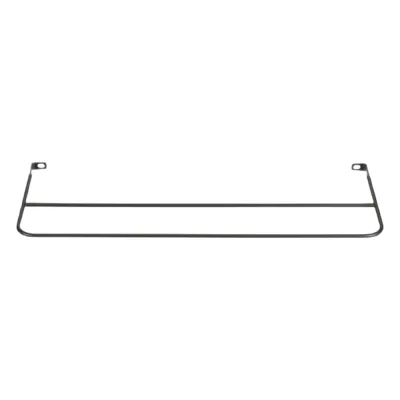Barra para Aliviar Tensión o Peso Atrás de Patch Panel, Extendida de 7 Pulgadas, Montaje Invertido, Color Negro