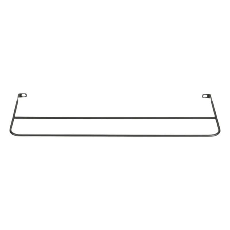 Barra para Aliviar Tensión o Peso Atrás de Patch Panel, Extendida de 7 Pulgadas, Montaje Invertido, Color Negro