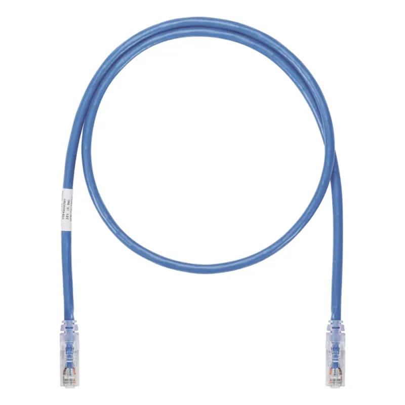 Cable de Parcheo UTP, Cat6A, 26 AWG, CM, Color Azul, 7ft