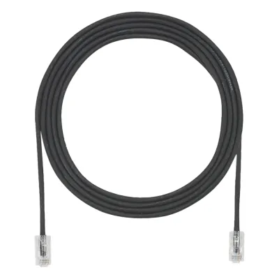 Cable de Parcheo UTP Cat6A, CM/LSZH, Diámetro Reducido (28AWG), Color Negro, 3.05 Metros (10 Pies)