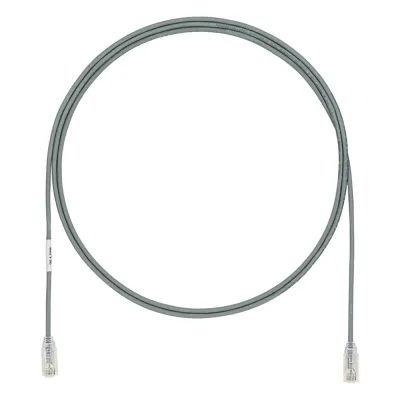Cable de Parcheo UTP Cat6A, CM/LSZH, Diámetro Reducido (28AWG), Color Verde, 0.3 Metros (1 Pie)