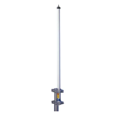 Antena base UHF 450-470 MHz, Fibra de Vidrio, 9 dB de Ganancia, Serie HD para Climas Difíciles
