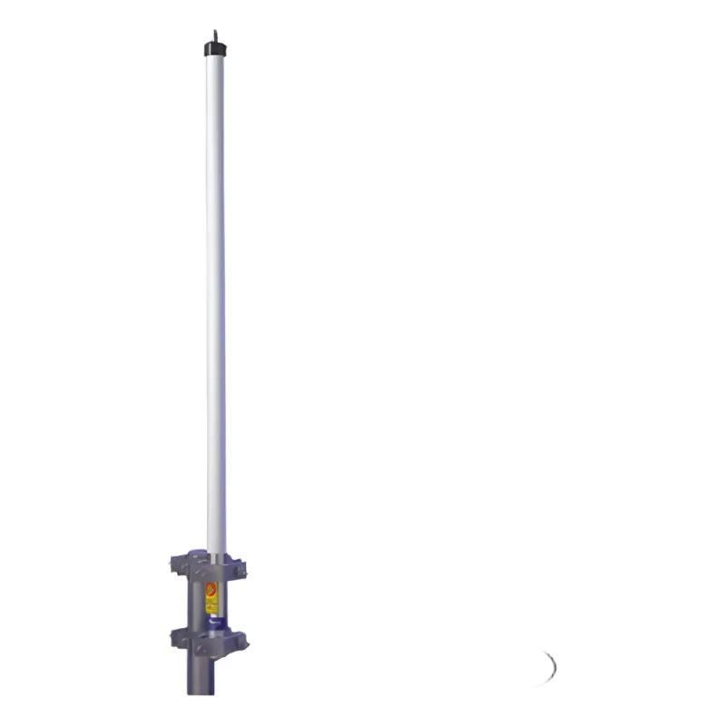 Antena base UHF 490-512 MHz, Fibra de Vidrio, 9 dB de Ganancia, Serie HD para Climas Difíciles
