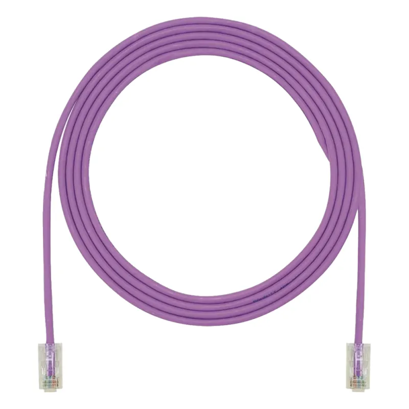 Cable de Parcheo UTP, Cat6A, 24 AWG, CM, Color Violeta, 6.71 Metros (22 Pies)