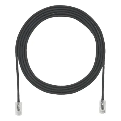 Cable de Parcheo UTP Cat6A, CM/LSZH, Diámetro Reducido (28AWG), Color Negro, 4 ft.