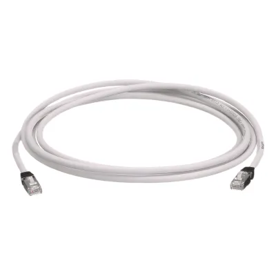 Patch Cord Cat6A, Blindado S/FTP, CM/LS0H, 2.5 Metros (8.20 Pies), Color Gris