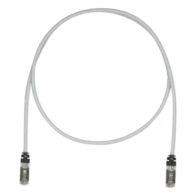 Patch Cord Cat6A, Blindado S/FTP, CM/LS0H, 3 Metros (9.84 Pies), Color Gris