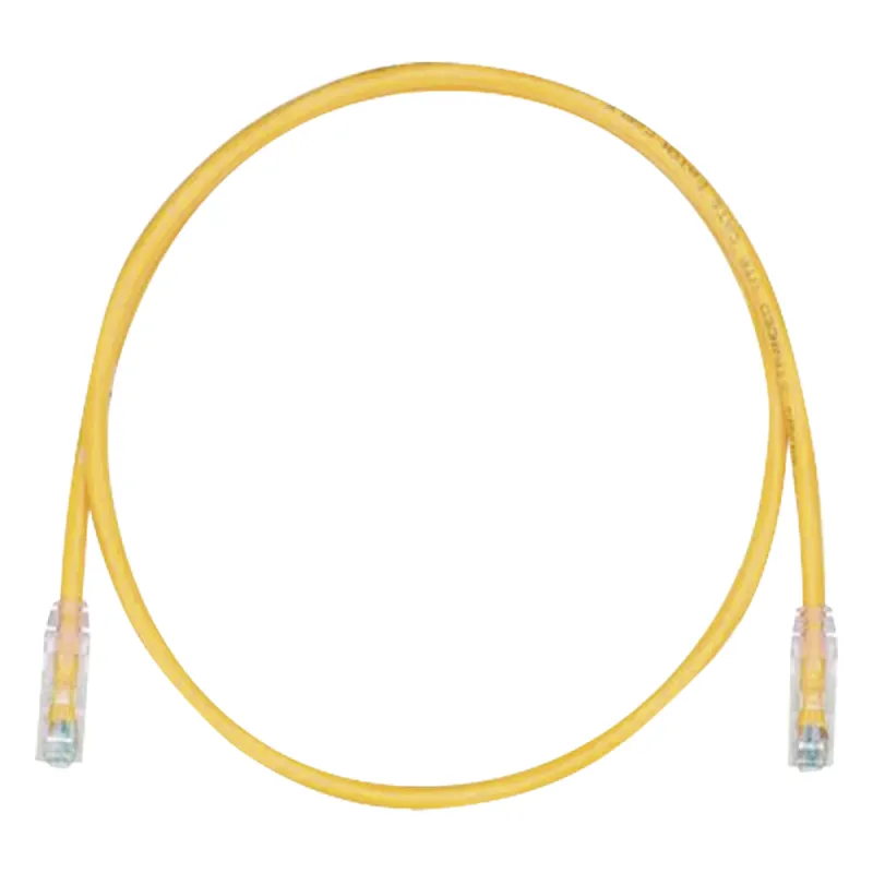 Cable de Parcheo TX6, UTP Cat6, 24 AWG, CM, Color Amarillo, 3.05 Metros (10 Pies)