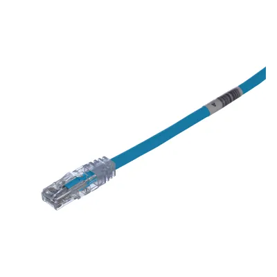 Cable de Parcheo TX6, UTP Cat6, 24 AWG, CM, Color Azul, 7.01 Metros (23 Pies)