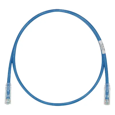 Cable de Parcheo TX6, UTP Cat6, 24 AWG, CM, Color Azul, 1.52 Metros (5 Pies)