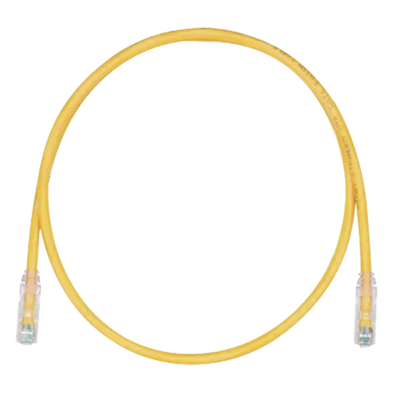 Cable de Parcheo TX6, UTP Cat6, 24 AWG, CM, Color Amarillo, 1.52 Metros (5 Pies)