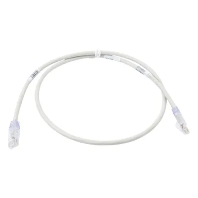 Cable de Parcheo TX6, UTP Cat6, 24 AWG, CM, Color Gris, 2.13 Metros (7 Pies)