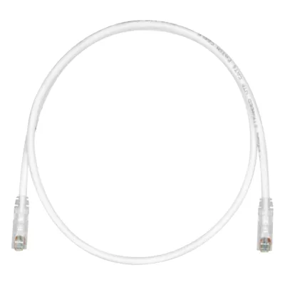 Cable de Parcheo TX6, UTP Cat6, 24 AWG, CM, Color Blanco Mate, 2.13 Metros (7 Pies)