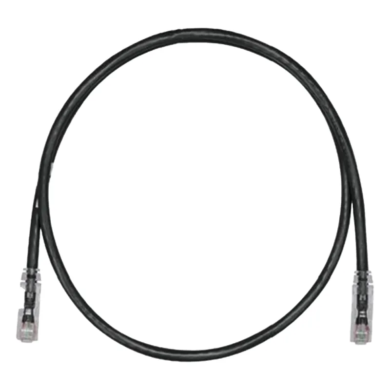 Cable de Parcheo TX6, UTP Cat6, 24 AWG, LSZH, Color Negro, 8 Metros (26.25 Pies)