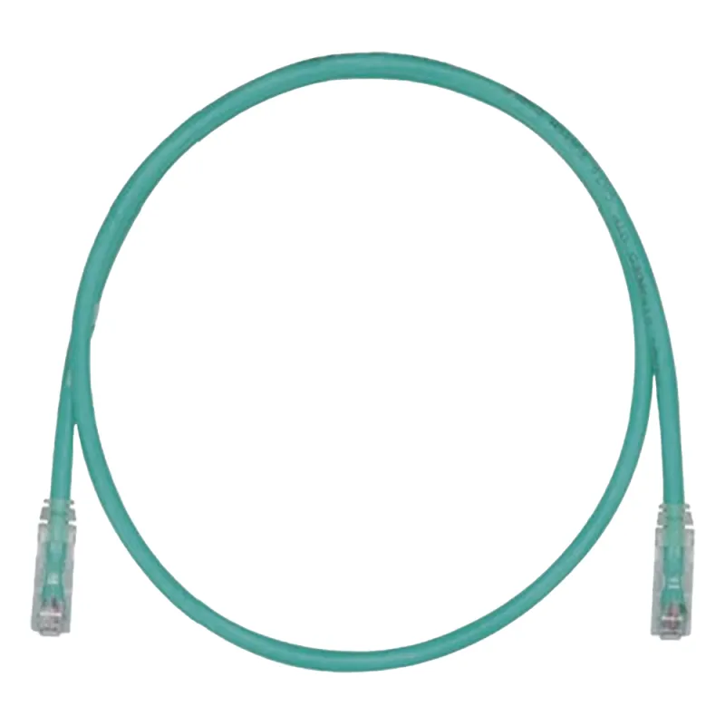 Cable de Parcheo TX6, UTP Cat6, 24 AWG, LSZH, Color Verde, 8 Metros (26.25 Pies)