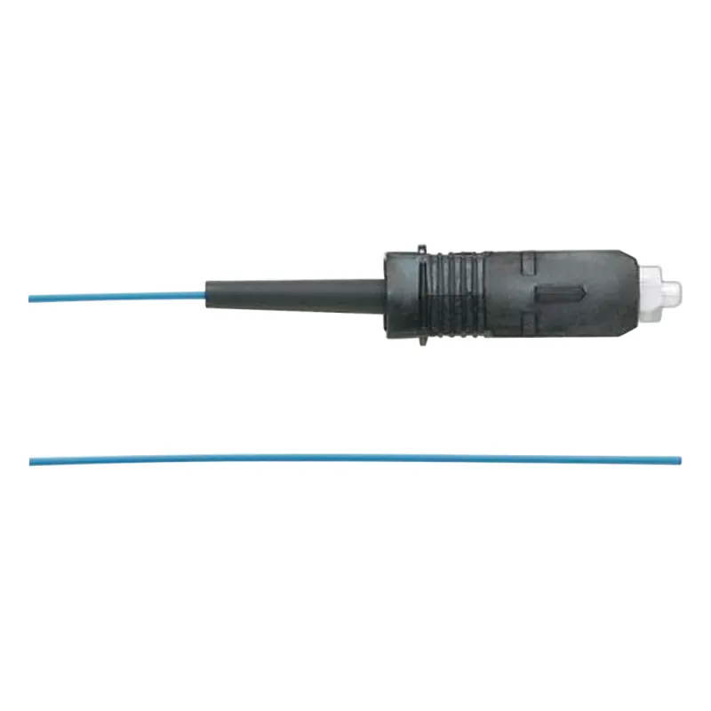 Pigtail de Fibra Óptica SC Simplex, Multimodo OM3 50/125, 900um, Color Aqua, 1 Metro (3.28 Pies)