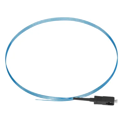Pigtail de Fibra Óptica SC Simplex, Multimodo OM3 50/125, 900um, Color Aqua, 3 Metros (9.84 Pies)