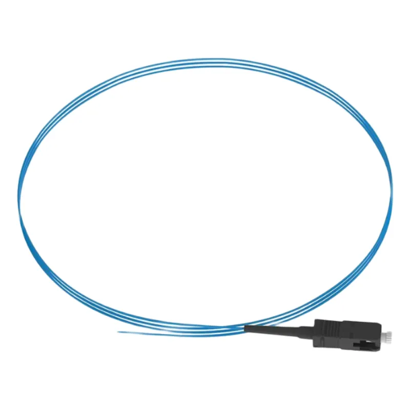 Pigtail de Fibra Óptica SC Simplex, Multimodo OM3 50/125, 900um, Color Aqua, 3 Metros (9.84 Pies)