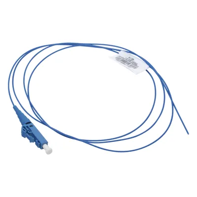 Pigtail de Fibra Óptica LC Simplex, Monomodo OS2 9/125, 900um, Color Azul, 3 Metros (9.84 Pies)