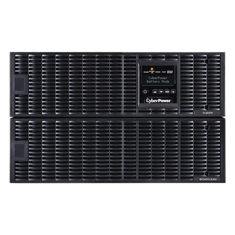 UPS de 8000 VA/ 8000 W, Online Doble Conversión, 200 - 240 Vac de Salida, Terminal Hardwired, Onda Senoidal Pura, Torre o Rack de 6 UR, Con 3 Tomas NEMA L6-30R