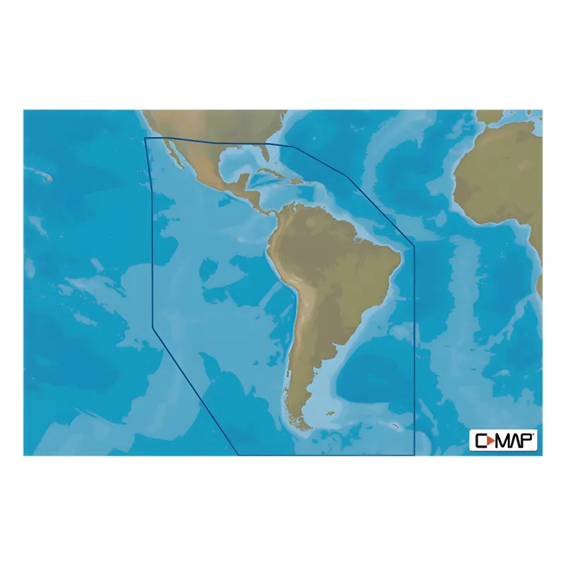 M-SA-Y038-MS MAX-N+ mapas del caribe, centro y Sudamérica. Compatible únicamente con series GO, NSO y NSS.