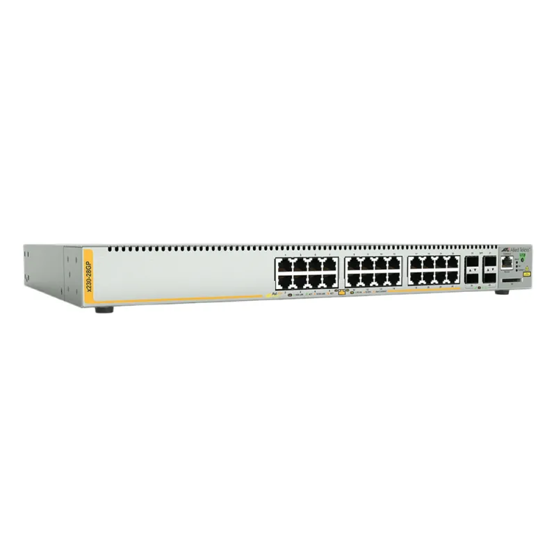 Switch PoE+ Administrable Capa 3, 24 Puertos 10/100/1000 Mbps + 4 SFP Gigabit, 370 W