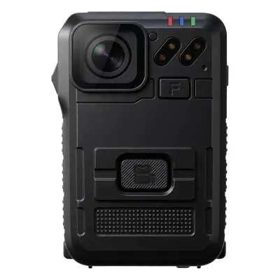 Body Camera (Cámara Corporal) | 1440P@30fps | H.264 | Almacenamiento 64GB | Batería 4000mAh 15h | Visión Nocturna IR 10 m (32.8 ft) | 130° | 58MP / IP67 / Resistencia a Caídas 2 m (6.6 ft) | Type-C | Pantalla 0.96"