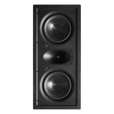 Altavoz LCR de pared | woofers dobles de 6.5'' | tweeter de seda suave de 1 | 125W | 8Ω