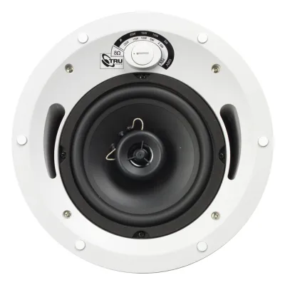 Altavoz comercial de 2 vías | 70V /100V | 8 Ohms | montaje en techo | woofer de 6.5 in | 60 Watts |