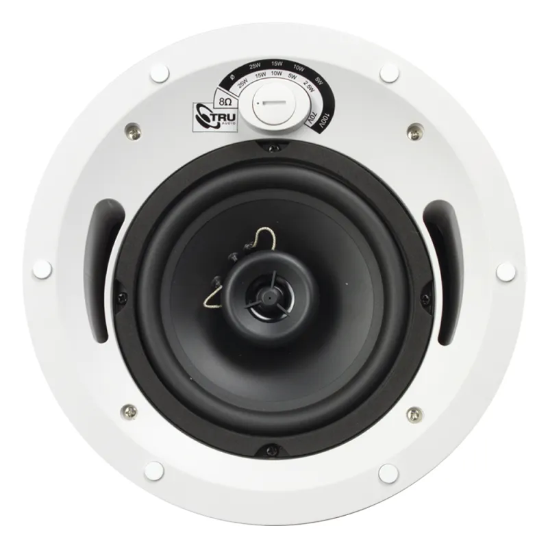 Altavoz comercial de 2 vías | 70V /100V | 8 Ohms | montaje en techo | woofer de 6.5 in | 60 Watts |
