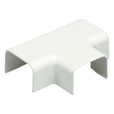 Conexión en "T", para uso con canaleta LD3, material ABS, Color Blanco Mate