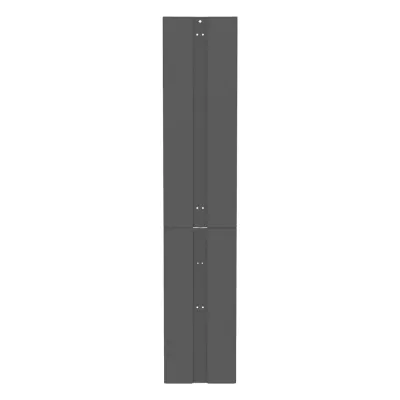 Tapa Final de Fila, Para Organizador Vertical PR2V PatchRunner™ 2, de 45 UR, Color Negro