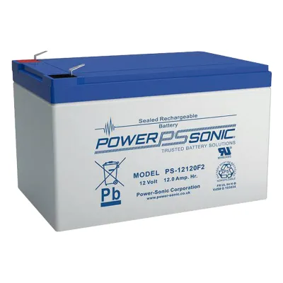 Batería 12V Recargable, 12AH, Para Respaldo, Tecnologías AGM/VRLA, 5 Años Vida Útil, Terminales tipo F2, Reconocida UL , Sin Mantenimiento, Sin Derrames