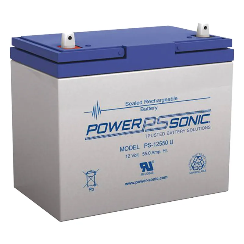 Batería 12V, 55AH, Para Respaldo, Tecnologías AGM/VRLA, 5 Años Vida Útil, Terminales U, Reconocida UL
