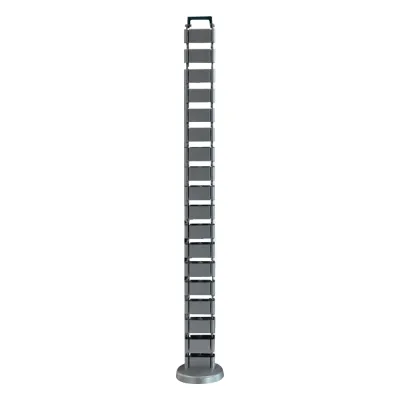 Organizador de Cables Vertical Articulado, Ideal para Llevar los Cables del Piso a Mesa o a la Cubierta del Escritorio de Manera Segura