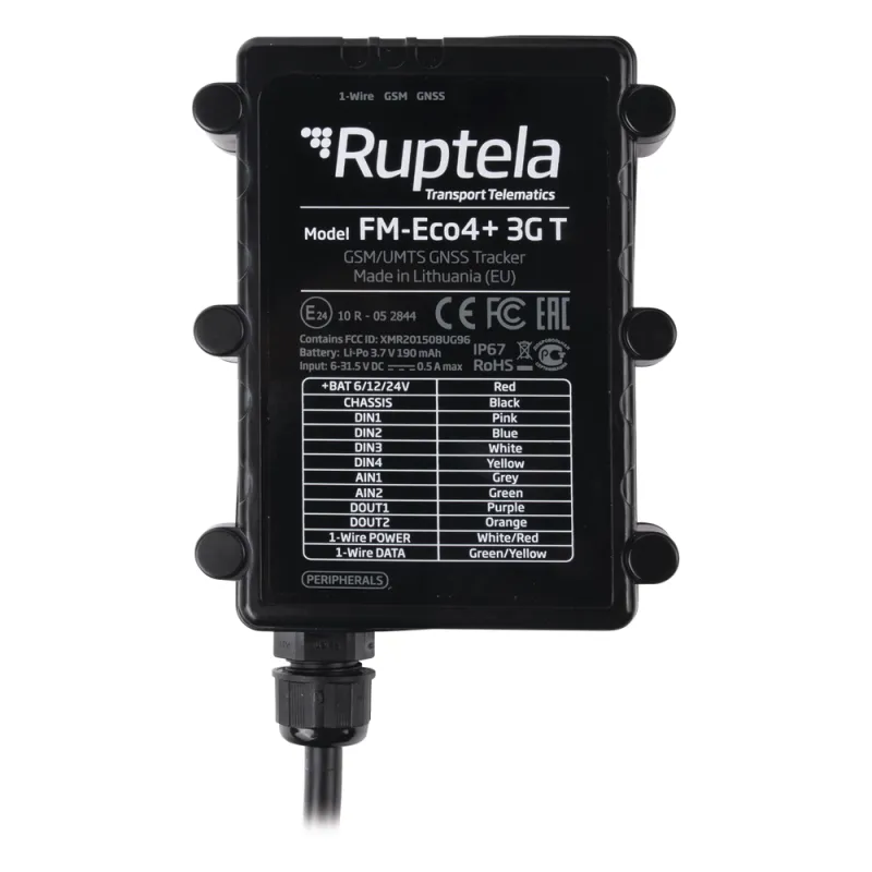 Localizador vehicular 3G / Antenas internas / Contra agua y polvo IP67 / ideal para motocicletas / RFID / Apagado de motor a distancia / Anti Jammer