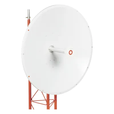Antena direccional de 3ft, 4.9 a 6.5 GHz, Ganancia 34 dBi, Conectores N-hembra, Polarización doble, incluye montaje para torre o mástil