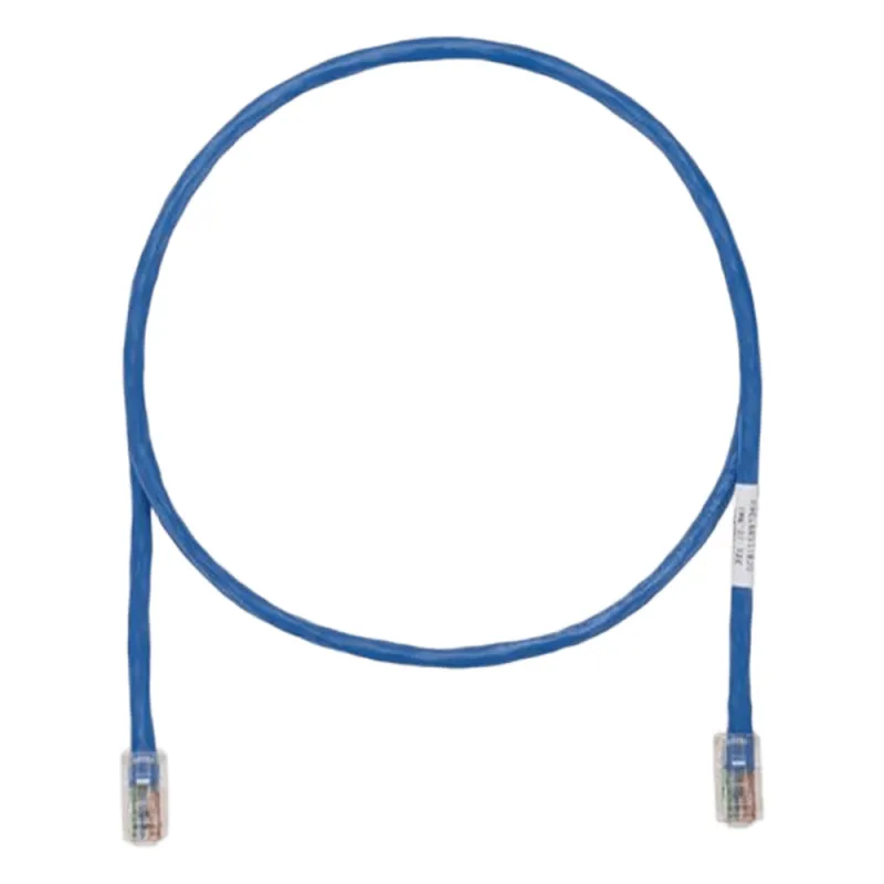 Cable de Parcheo TX5, UTP Cat5e, 24 AWG, CM, Color Azul, 1.52 Metros (5 Pies)