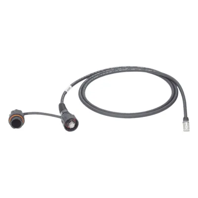 Patch Cord Cat6A IndustrialNet, Blindado S/FTP, Con Plug Industrial y Tapa en Un Extremo, 3 Metros (9.84 Pies)