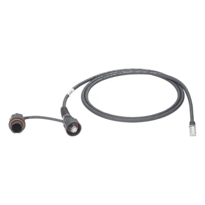 Patch Cord Cat6A IndustrialNet, UTP, Con Plug Industrial y Tapa en un Extremo, 1 Metro (3.28 Pies)