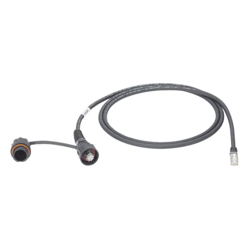 Patch Cord Cat6A IndustrialNet, UTP, Con Plug Industrial y Tapa en un Extremo, 1 Metro (3.28 Pies)