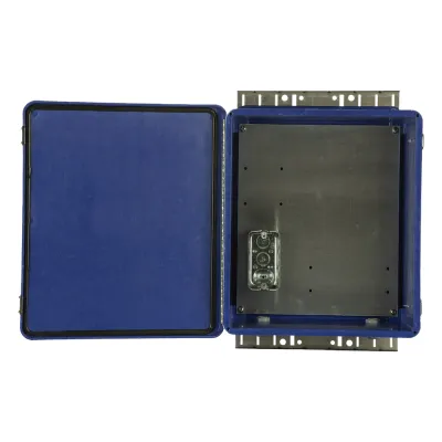 Gabinete de Seguridad para Wireless, NEMA 4X, IP66, de 356 x 305 x 152 mm, Color Azul