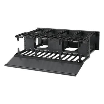 Organizador de Cables Horizontal NetManager, Doble (Frontal y Posterior), Para Rack de 19in, 3UR